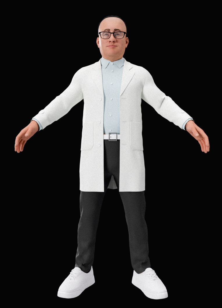 3D-модель аватара доктора